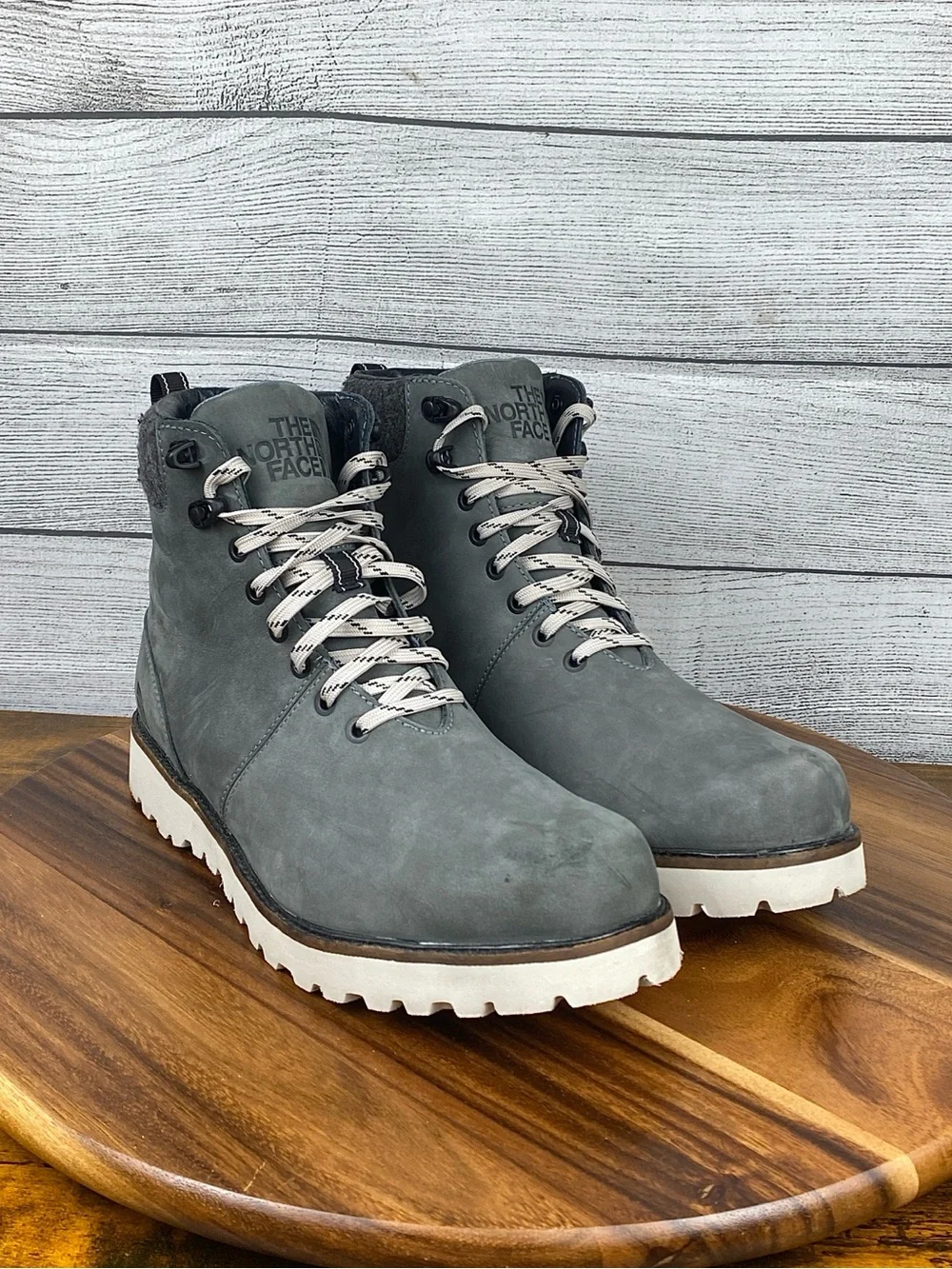 The North Face Work to Wear Lace II Waterproof Boots Grey Men’s Shoe Size 11